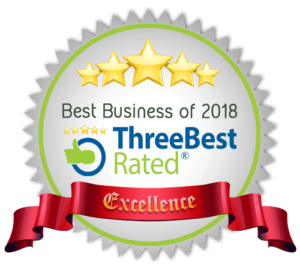 Best Business 2018 - ThreeBest Rated Badge 
