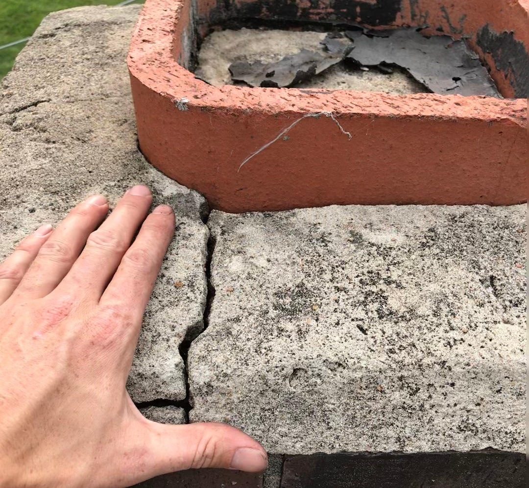 cracked chimney cracked chimney