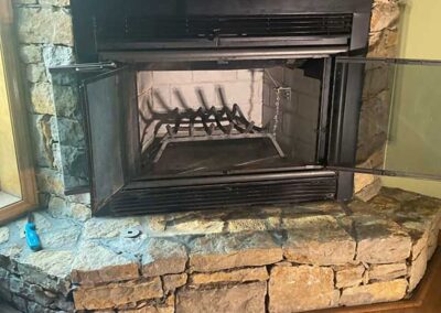 Fireplace Back Panel Replacement