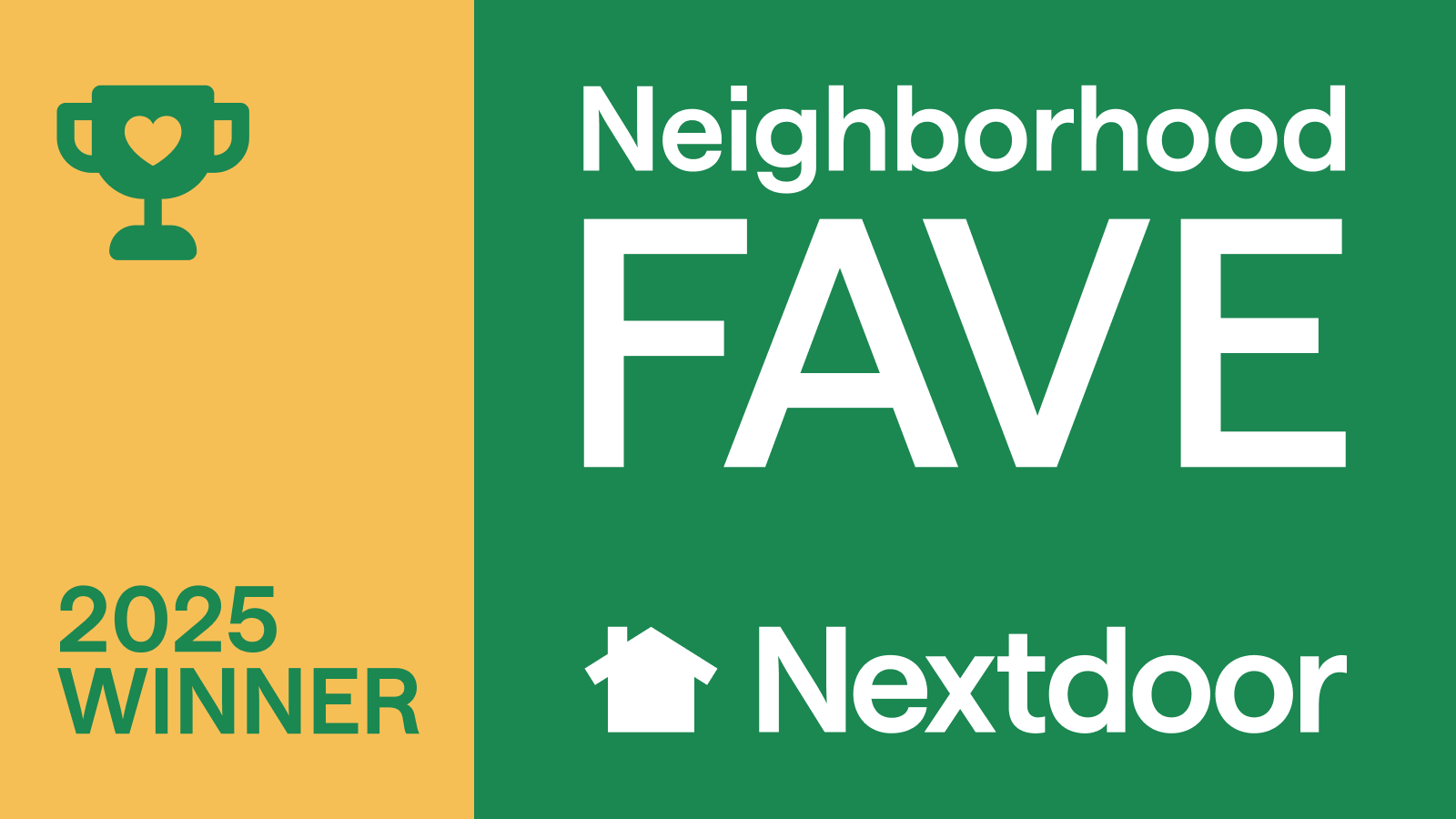 The NextDoor award stick for 2025