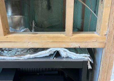 New Wood Burning Fireplace Installation