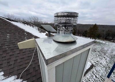 New Wood Burning Fireplace Installation