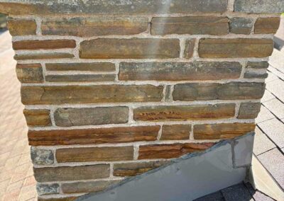 Chimney Brick Sealant Application