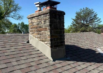 Clean Waterproofed Stone Chimney